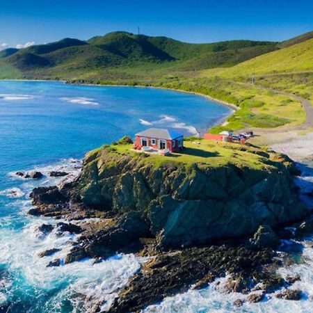 Honeymoon Cottage Atop A Rocky Peninsula Surrounded By The Caribbean Sea Christiansted Exterior photo